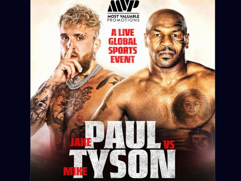 Mike Tyson and Jake Paul will air on Netflix.
