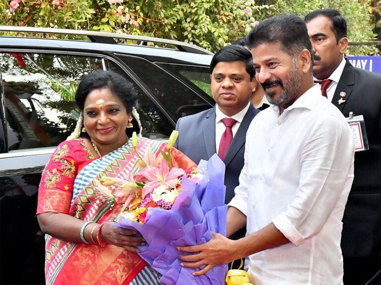 Tamilisai Soundararajan Revanth Reddy