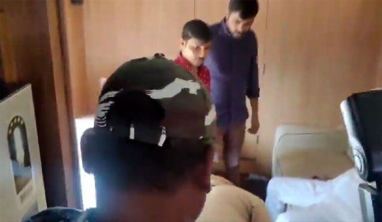 KCR Bus Checked By Police