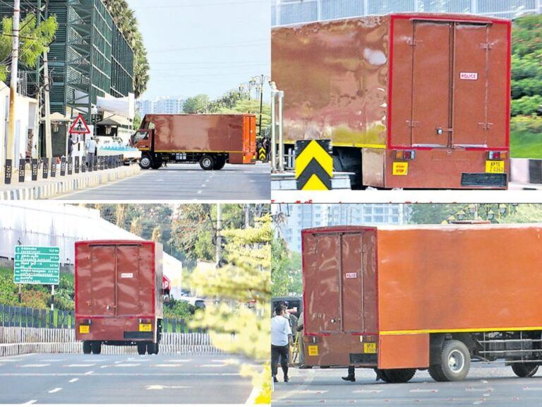 Mysterious Vehicle @ Jagan's Camp Office: What Is In It?