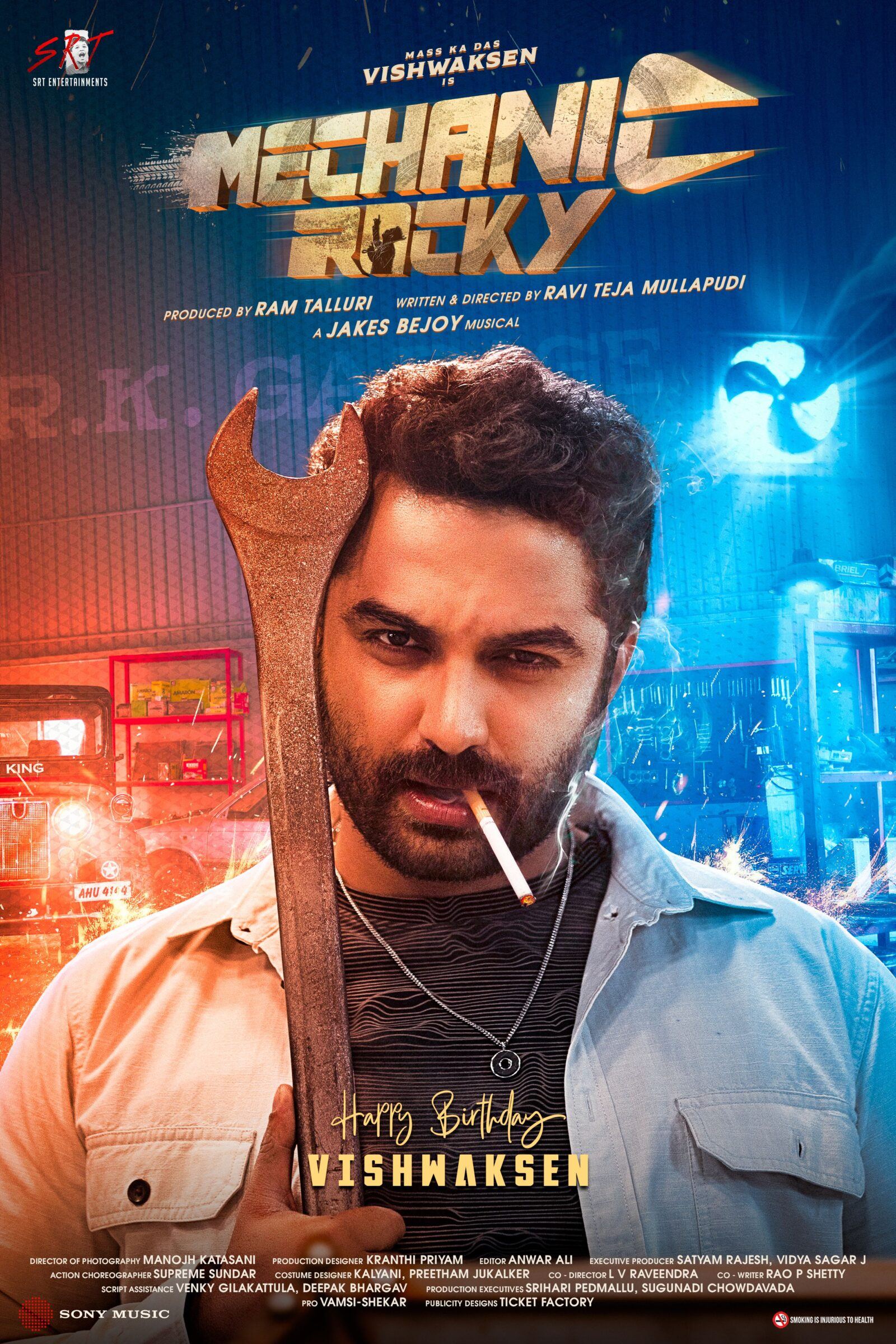 Vishwak Sen Turns Mechanic Rocky
