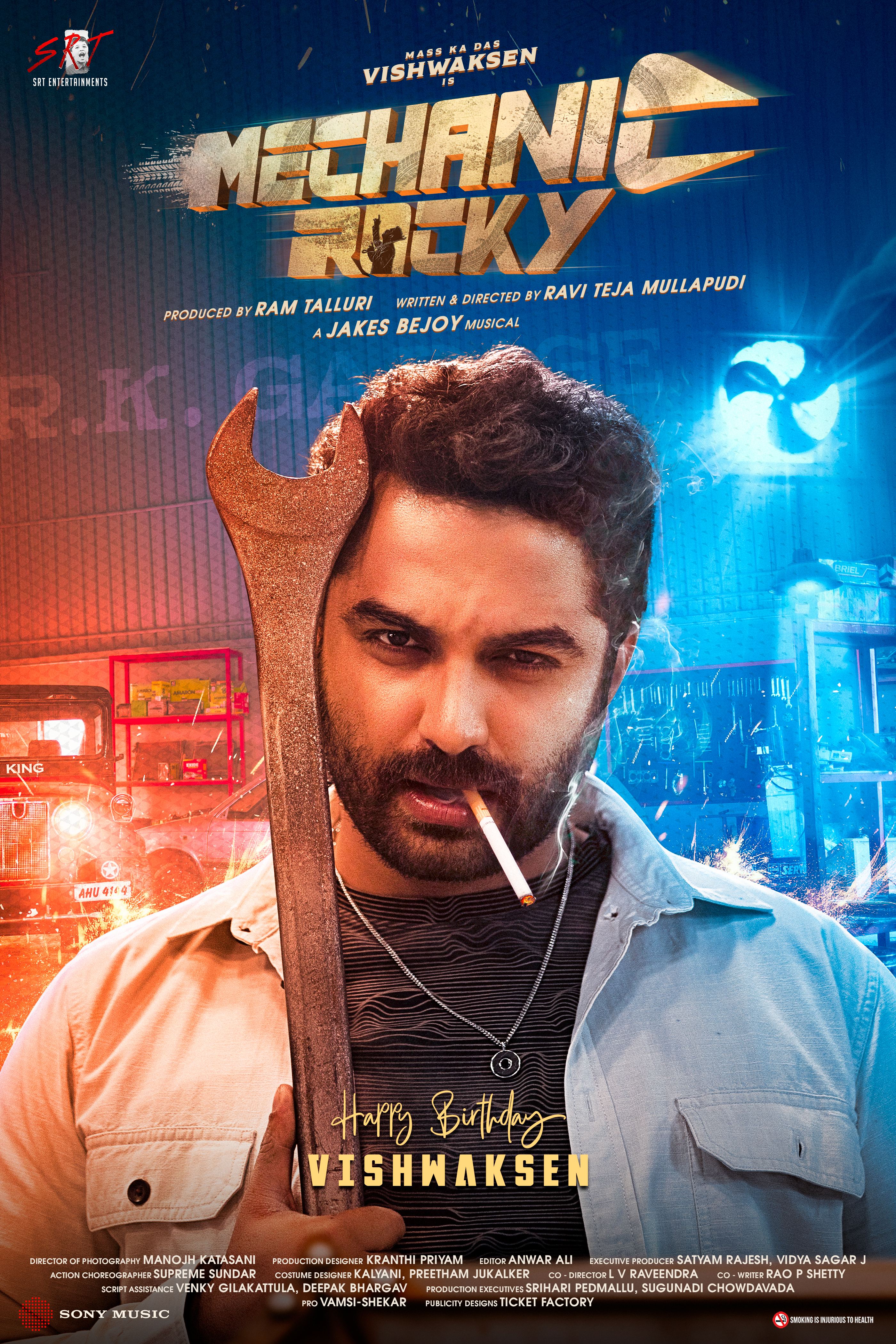 Vishwak Sen Turns Mechanic Rocky