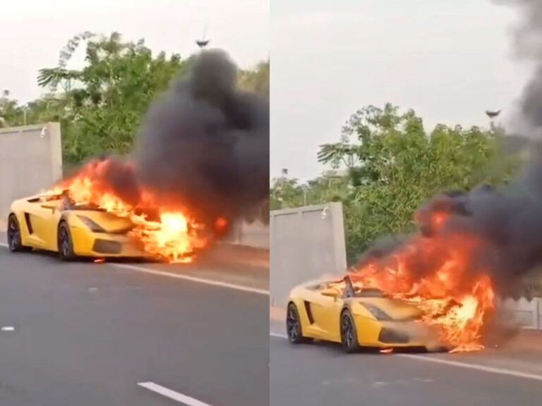 1 Crore Worth Lamborgini Burnt