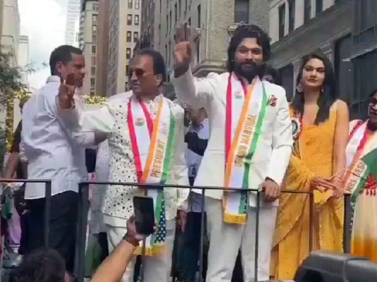 Allu Arjun Campaigning