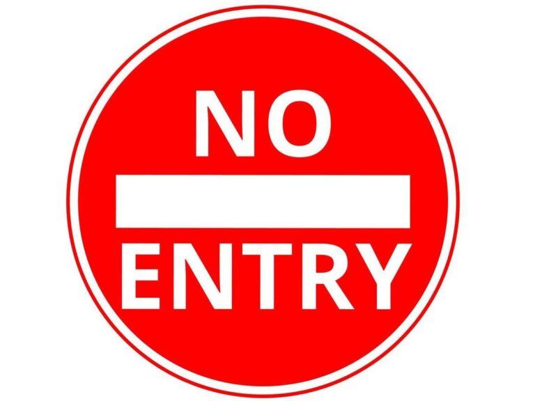 Bank Bans Entry