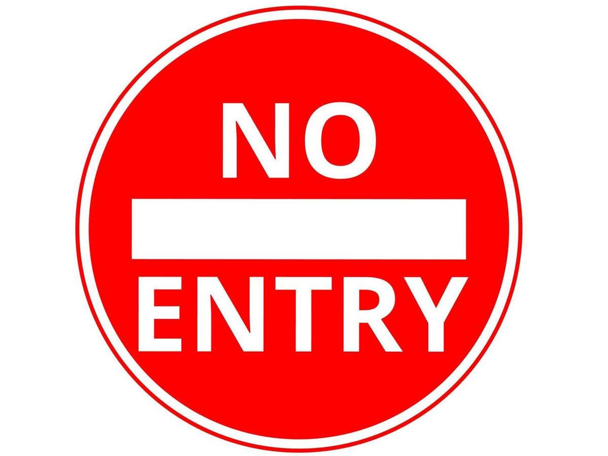 Bank Bans Entry