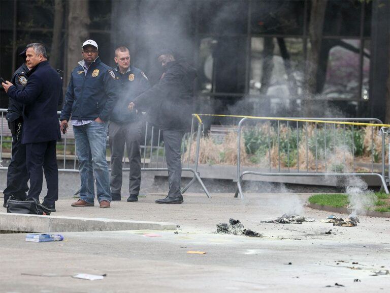 Man Burns Himself Outside Trump's Court