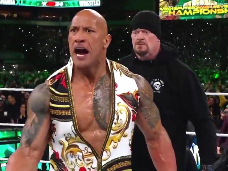 The Undertaker The Rock