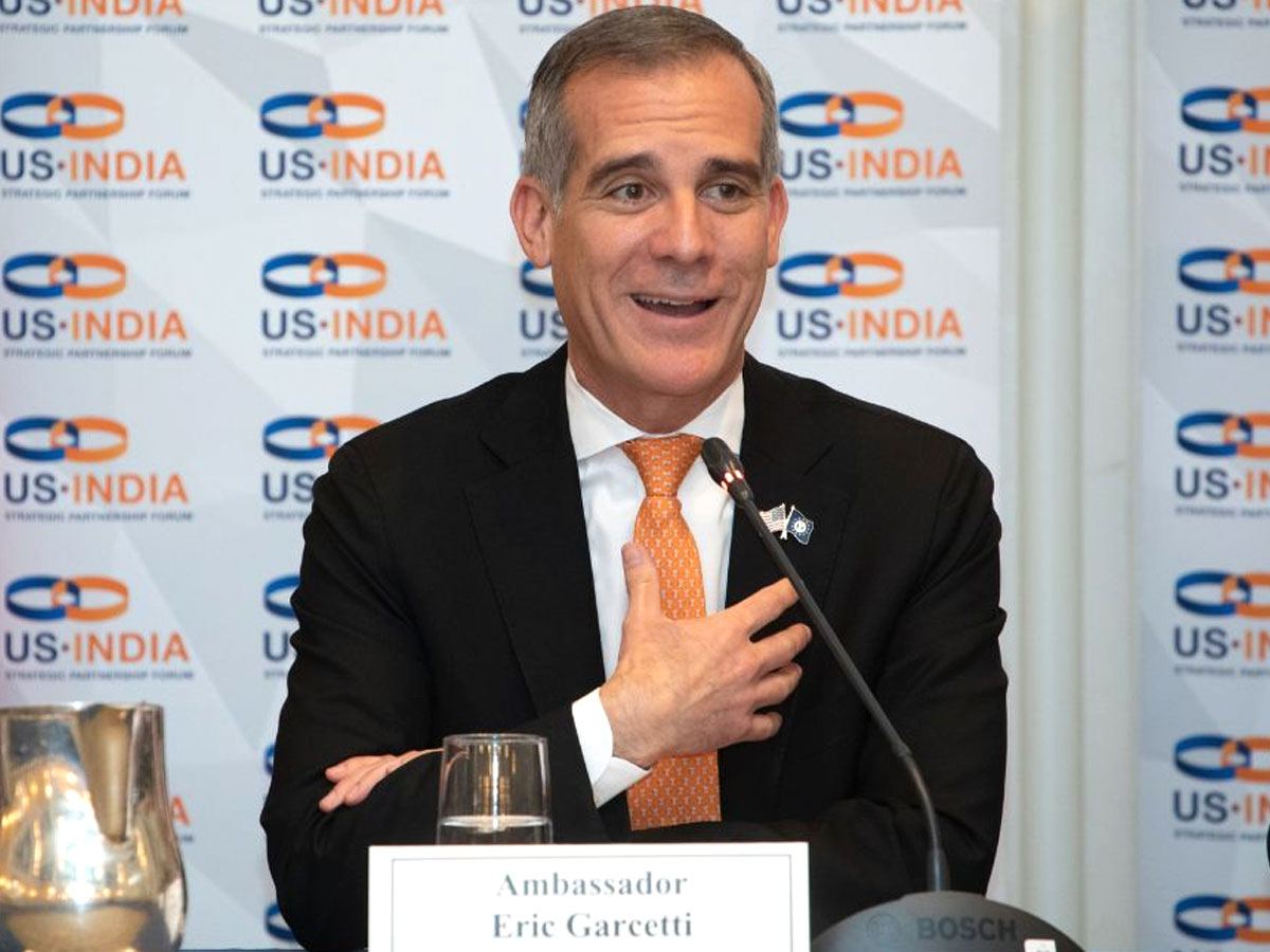 US Ambassador Eric Garcetti
