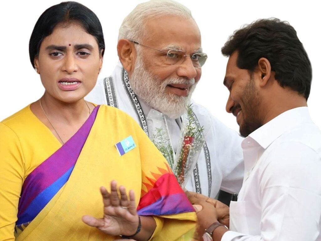 YS Sharmila Narendra Modi Jagan