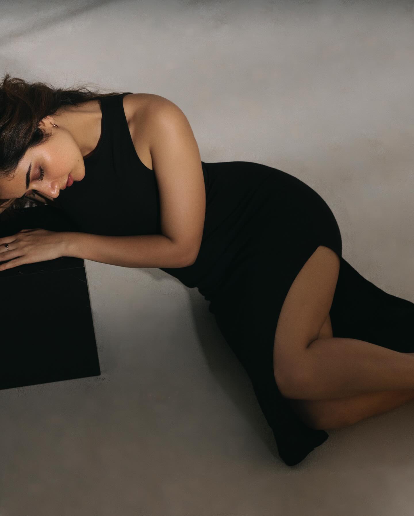 Long Slit Gown Shoot: Ashika Ranganath Looks Hot