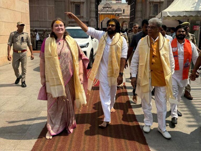 Pawan Kalyan With His Wife