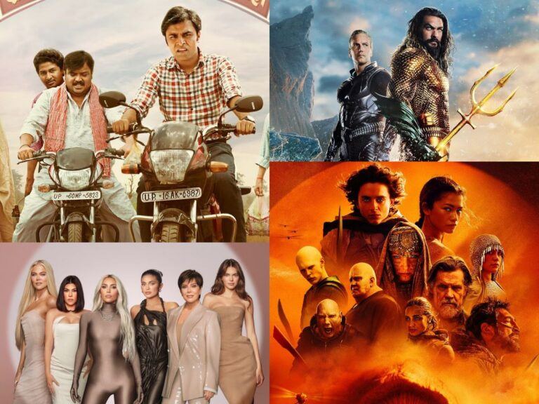 The Kardashians Season 5 Dune Part Two Panchayat 3 Aquaman and Lost Kingdom