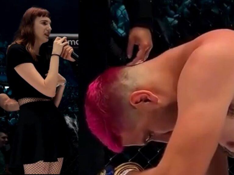 MMA Fighter Gets Stomped By Girlfriend