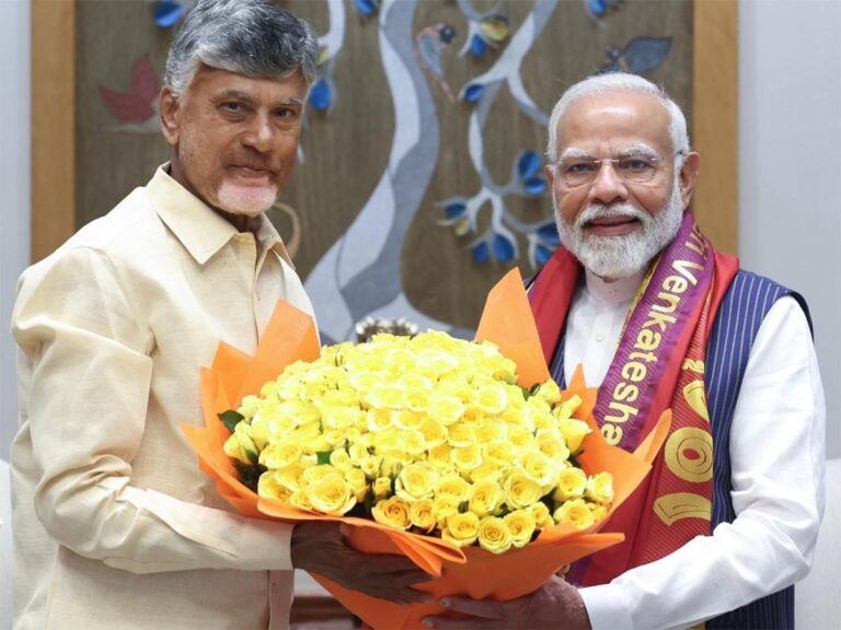Ahead Of Union Budget, CM Chandrababu Naidu Meets PM Narendra Modi