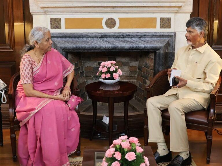 Chandrababu Naidu Meets Finance Minister With Big List