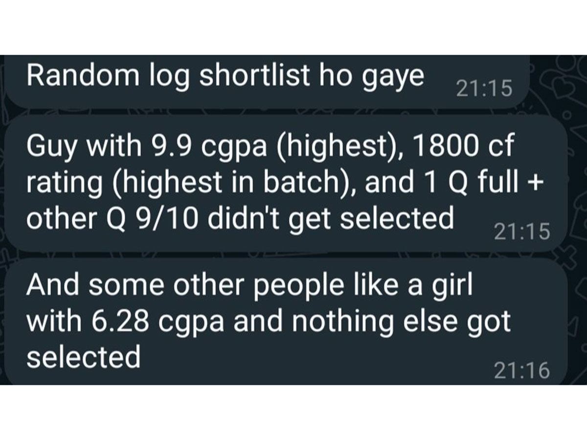 Flawed Hirings System Of Google In IIITD