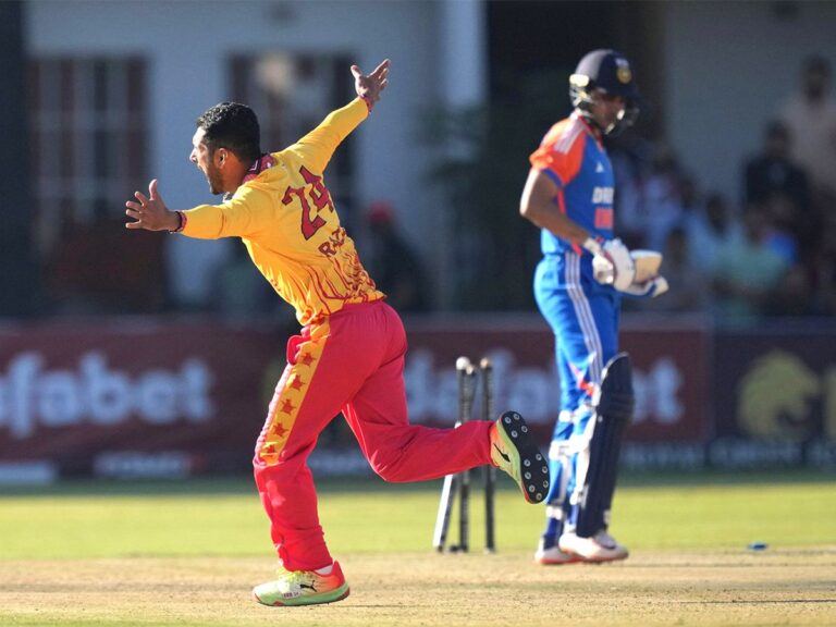 India Lost Zimbabwe Match