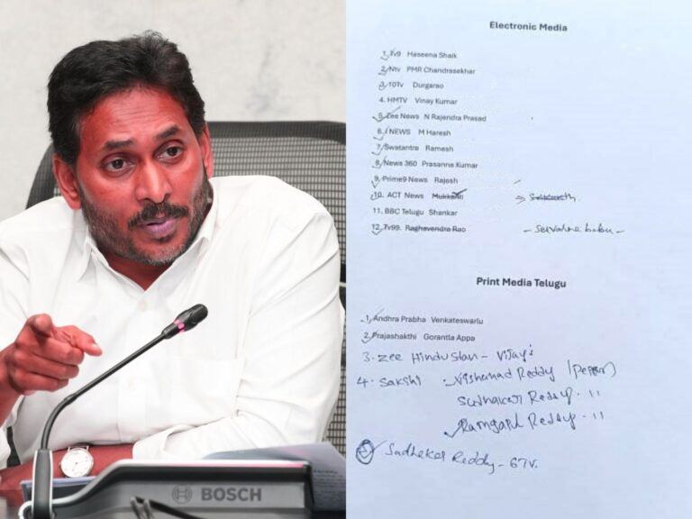 Pulivendula Puli Jagan Can Not Even Take Qs Of Pro-Media?