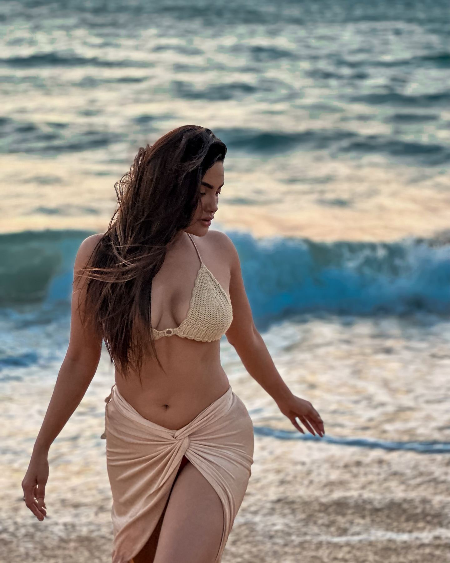 Bikini at Beach: Sakshi Dwivedi Turns up Heat