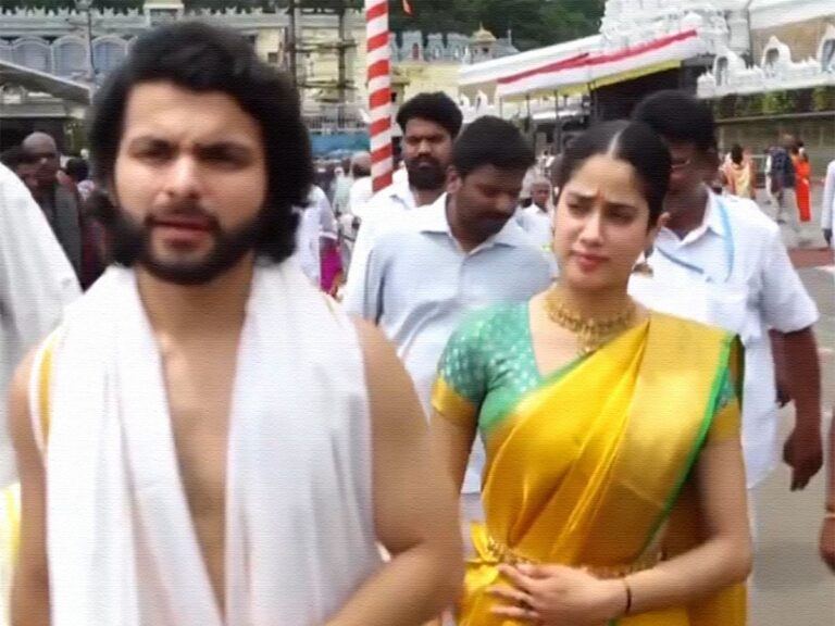 Janhvi Kapoor Made It Official @ Tirumala?