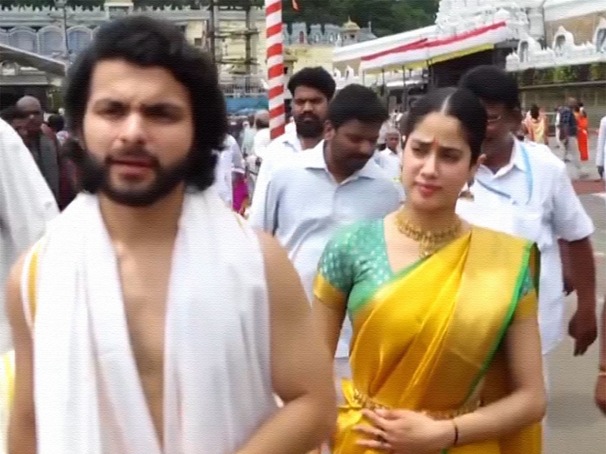 Janhvi Kapoor Made It Official @ Tirumala?