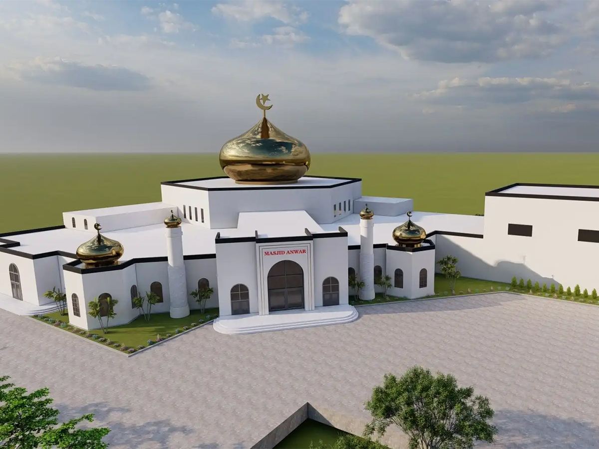 Lino Lakes development with mosque