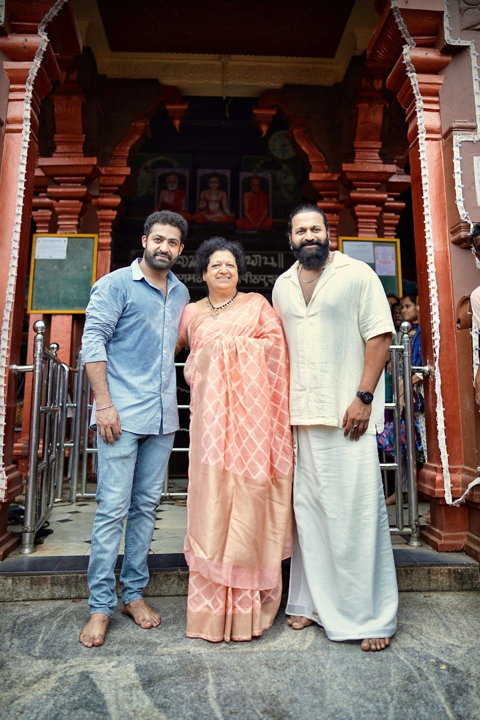 Pics: NTR Fulfills His Mom's Temple Dream