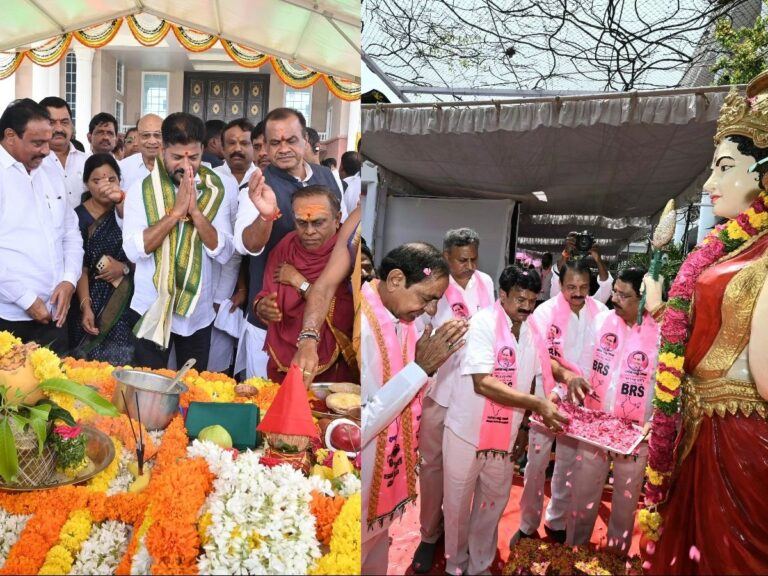 revanth-reddy-kcr-telangana-thalli