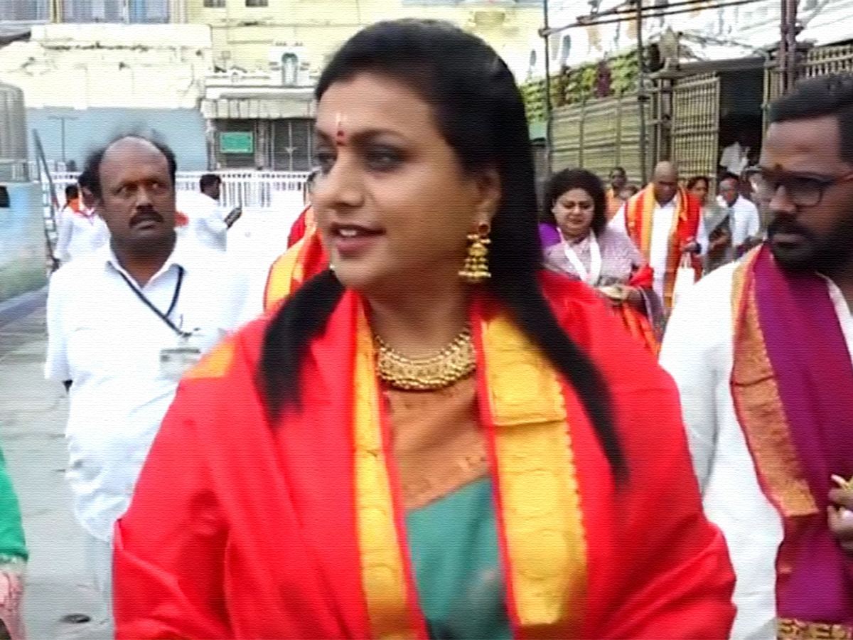 Roja Selvamani Tirumala Visit After Defeat