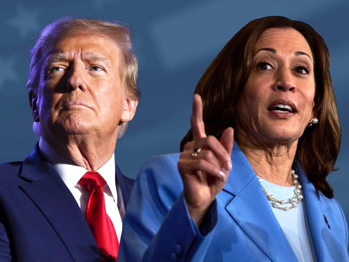 Trump Kamala Harris