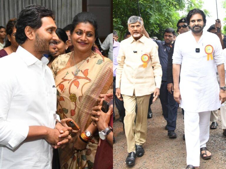 Chandrababu Naidu Pawan Kalyan YS Jagan Roja
