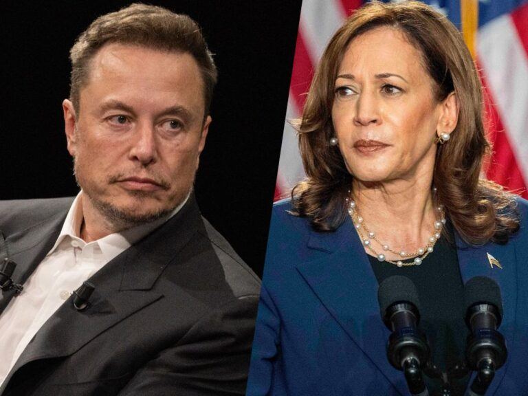 Elon Musk Kamala Harris
