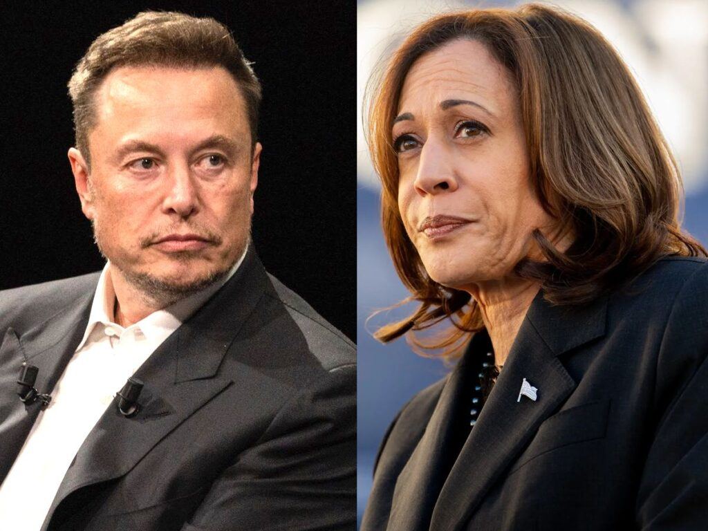 Elon Musk Poses Death Threat Kamala Harris