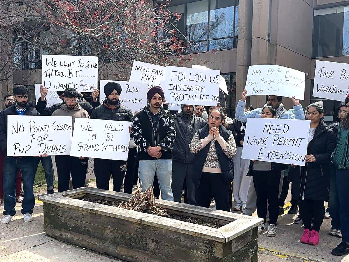 Indian Students Protests in Canada