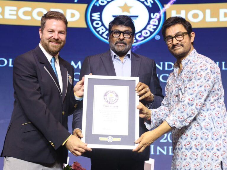 Exclusive: Megastar Chiranjeevi In Guinness Book Of World Records