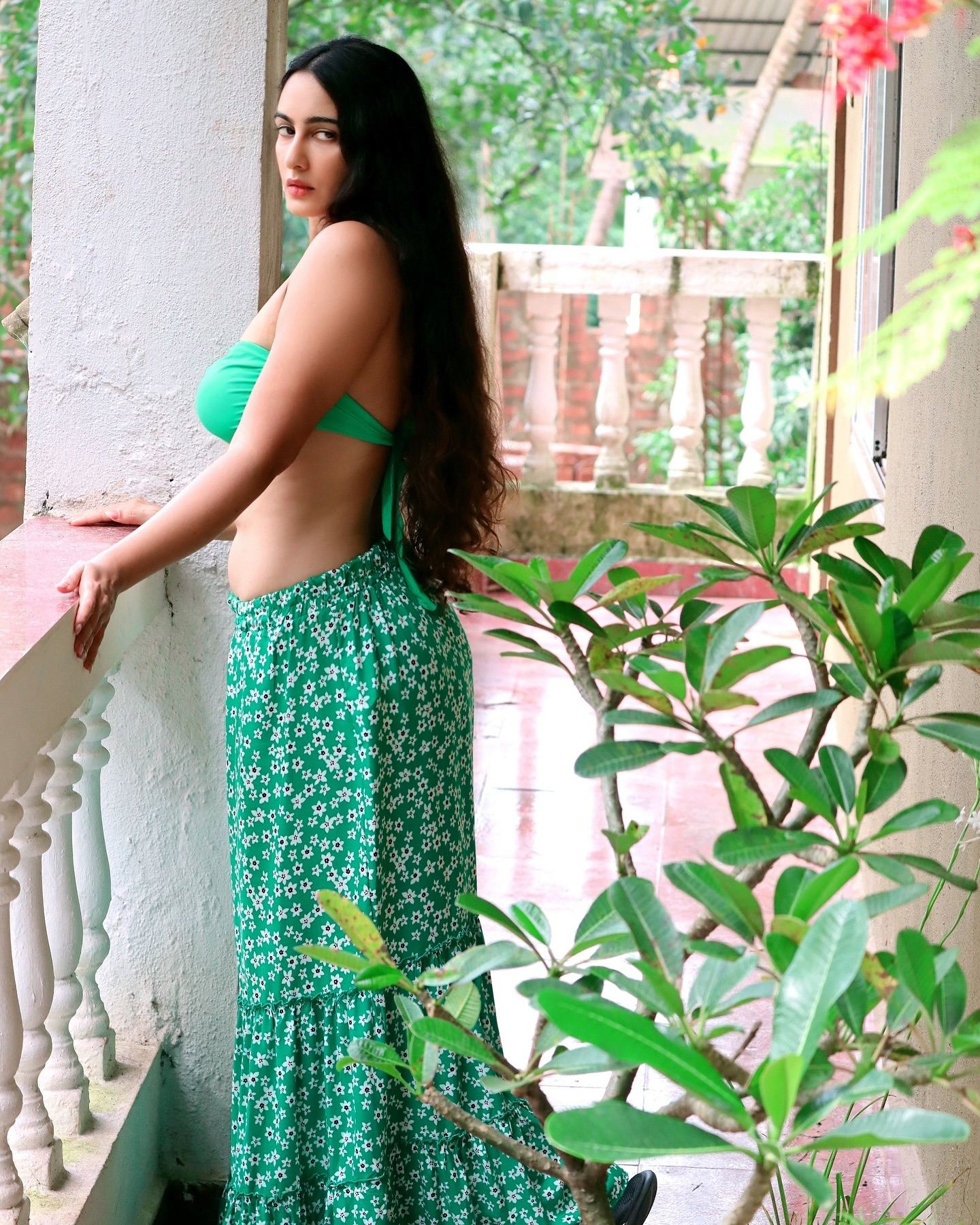 Megha Shukla: Sexy in Green Top
