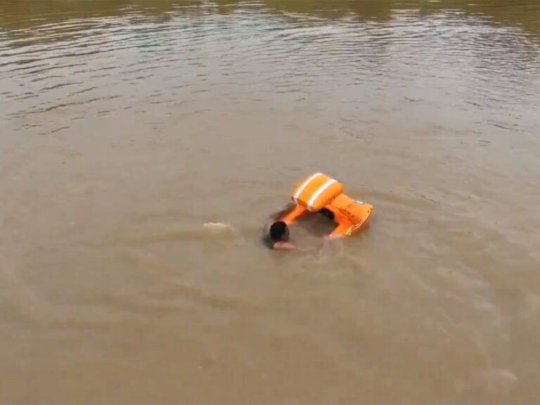 Robotic Life Boat Andhra Pradesh Floods