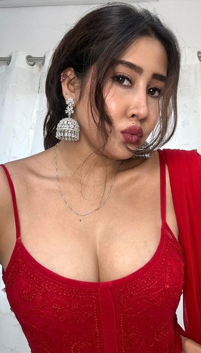 Bold and Red Hot: Sofia Ansari Tempts