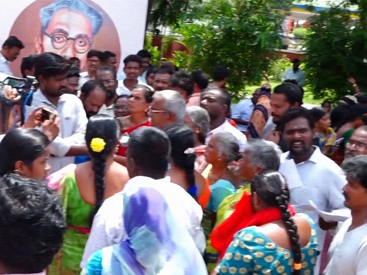 Vijayawada Flood Victims Protest