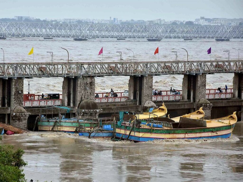 Vijayawada Floods Three Boats