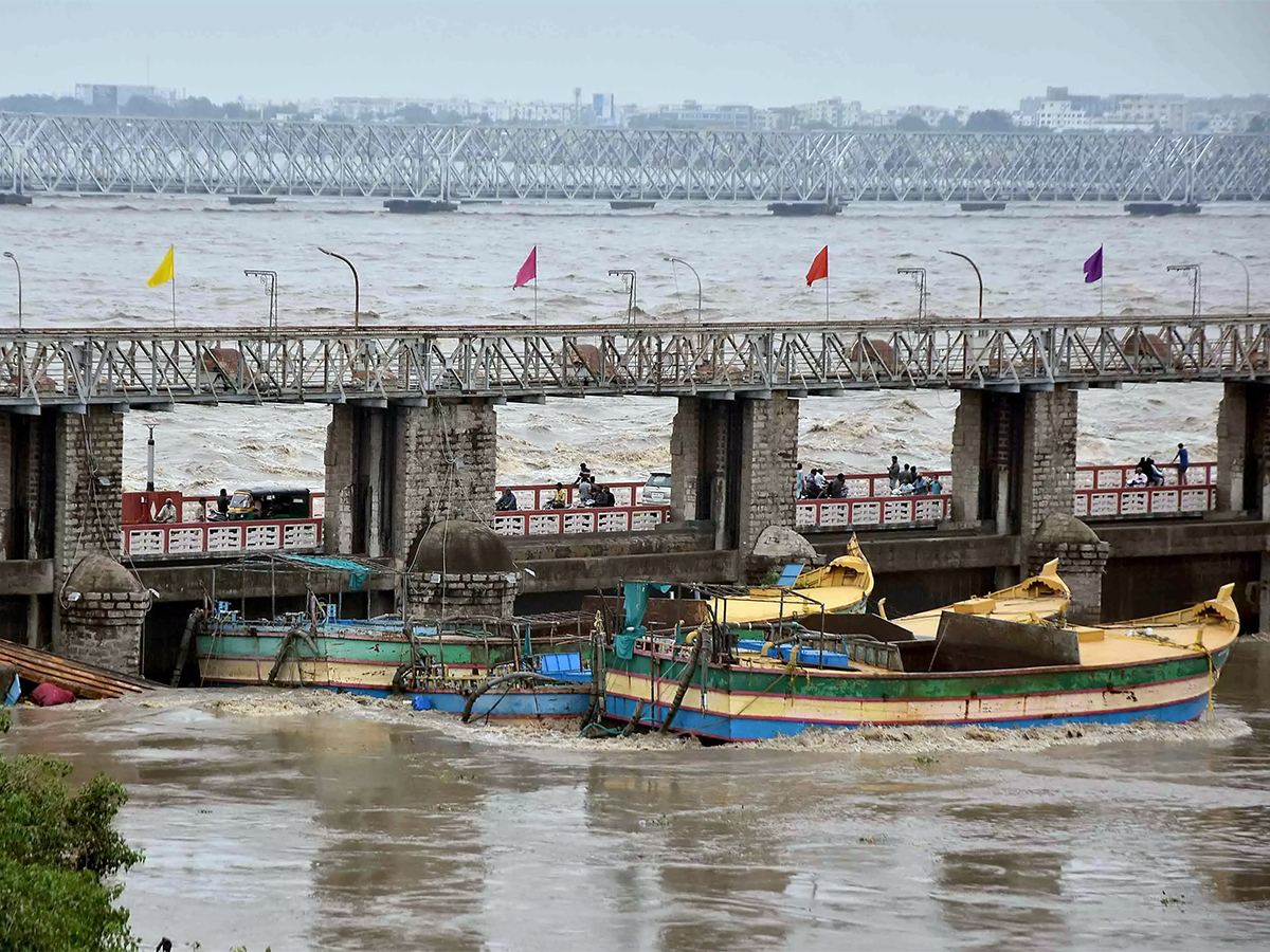 Vijayawada Floods Three Boats