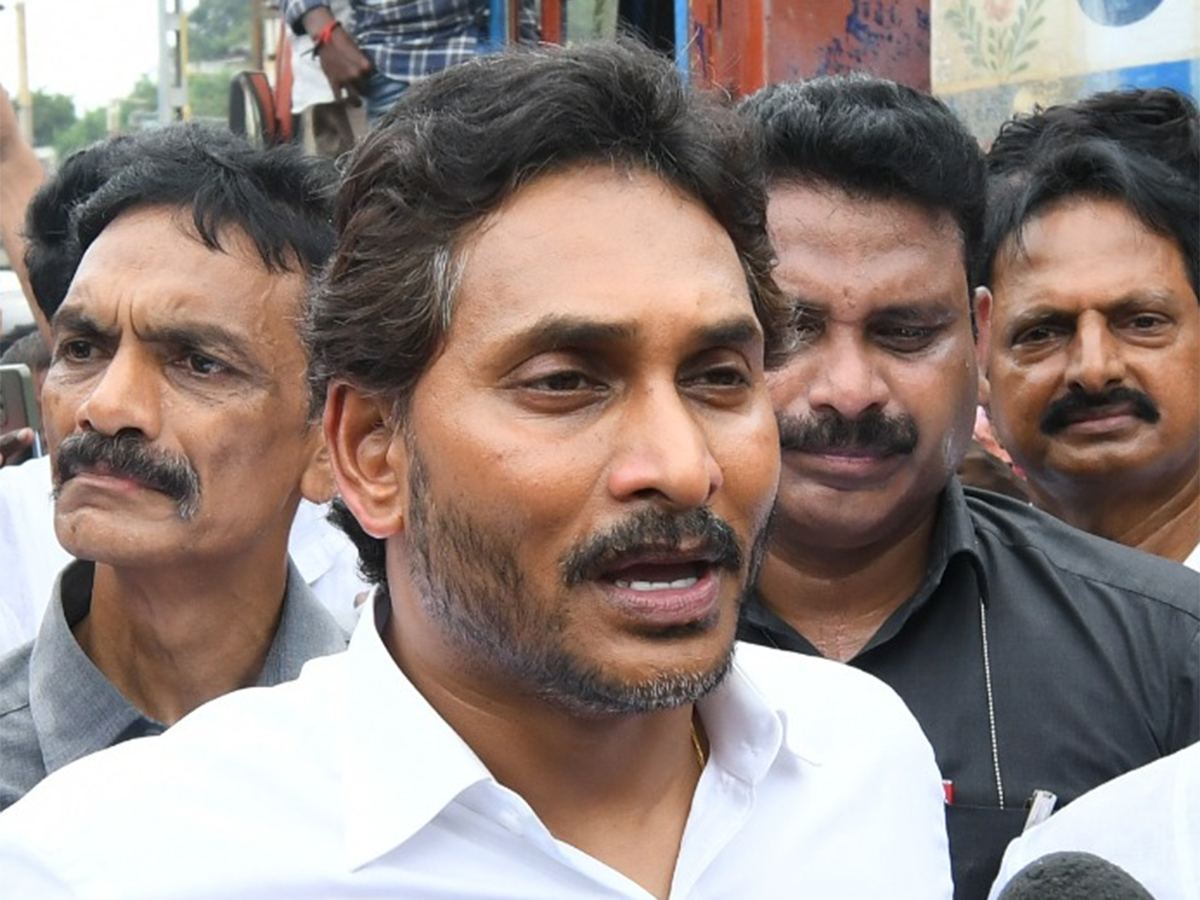 YS Jagan Vijayawada Floods Donation