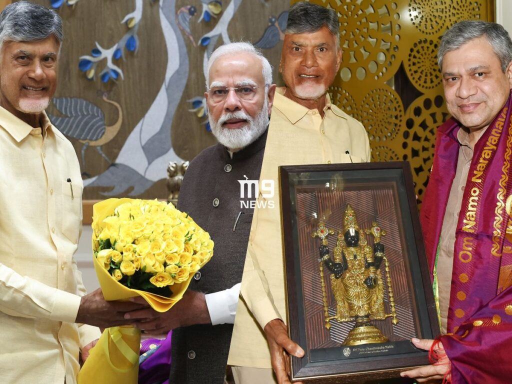 Chandrababu Naidu Meets Narendra Modi Ashwini Vaishnaw