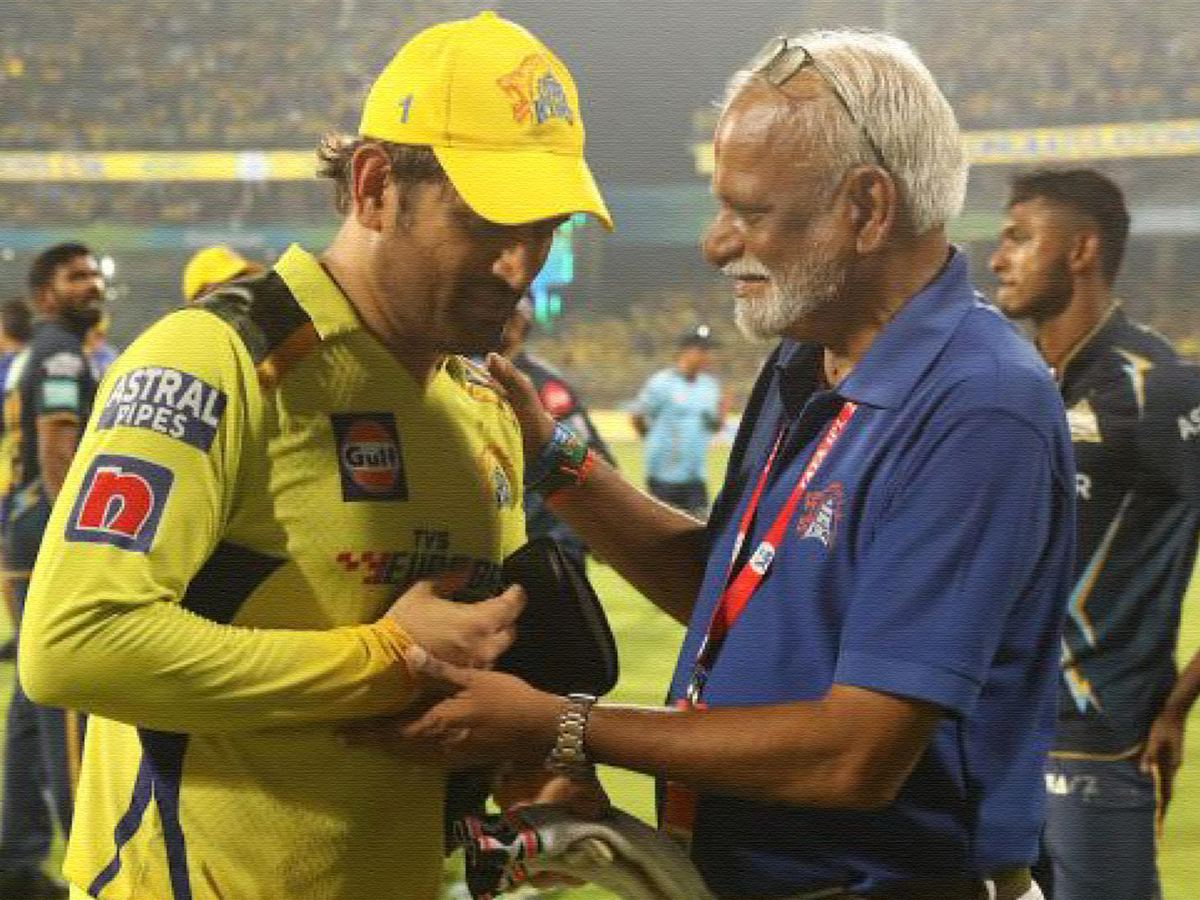 CSK CEO Kasi Viswanathan dhoni