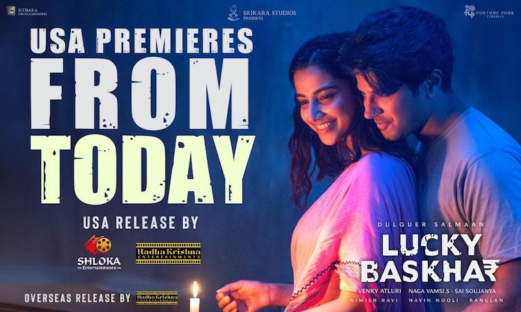 Lucky Baskhar USA Premieres