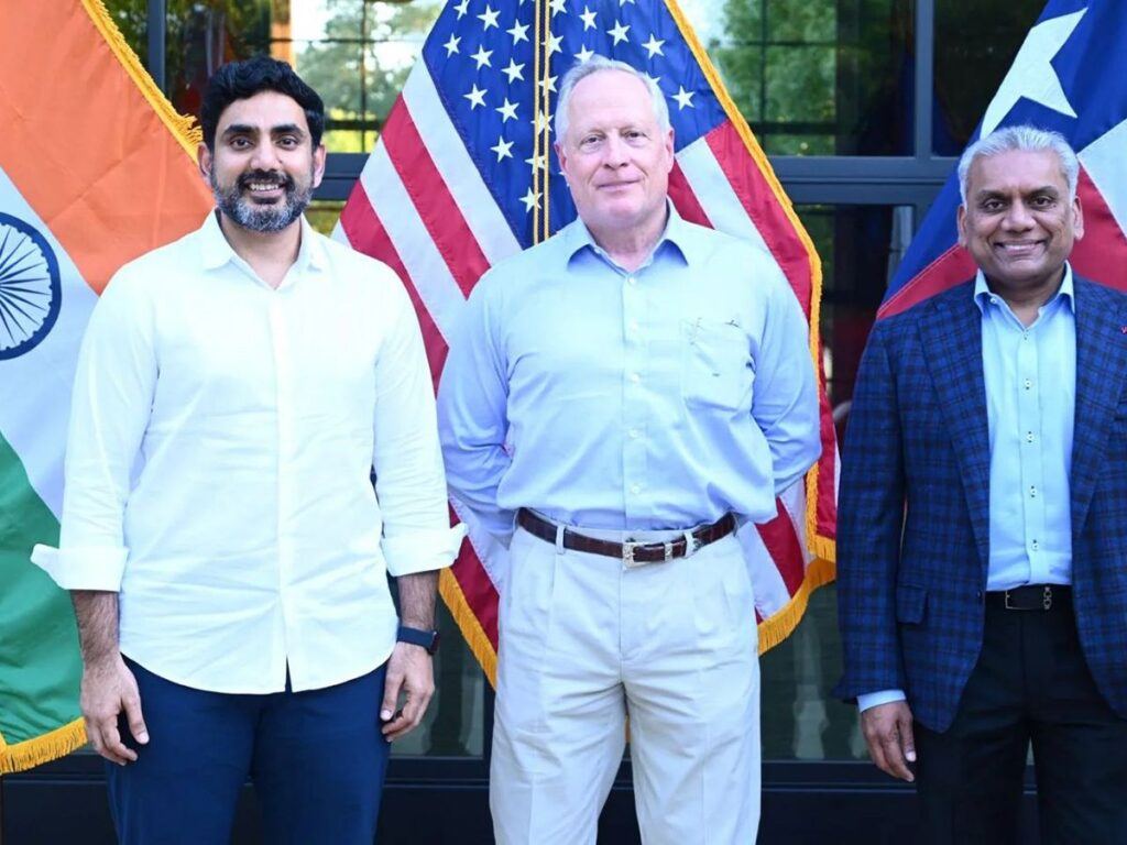 Nara Lokesh Invites Tesla, Perot Group to Invest in Andhra Pradesh