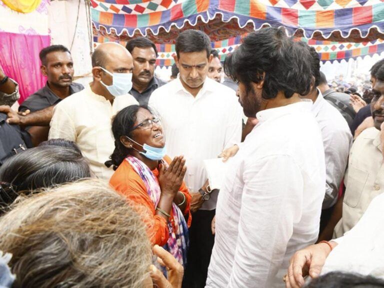 Pawan Kalyan Brings Reassurance to Diarrhea-Affected Families in Gurla