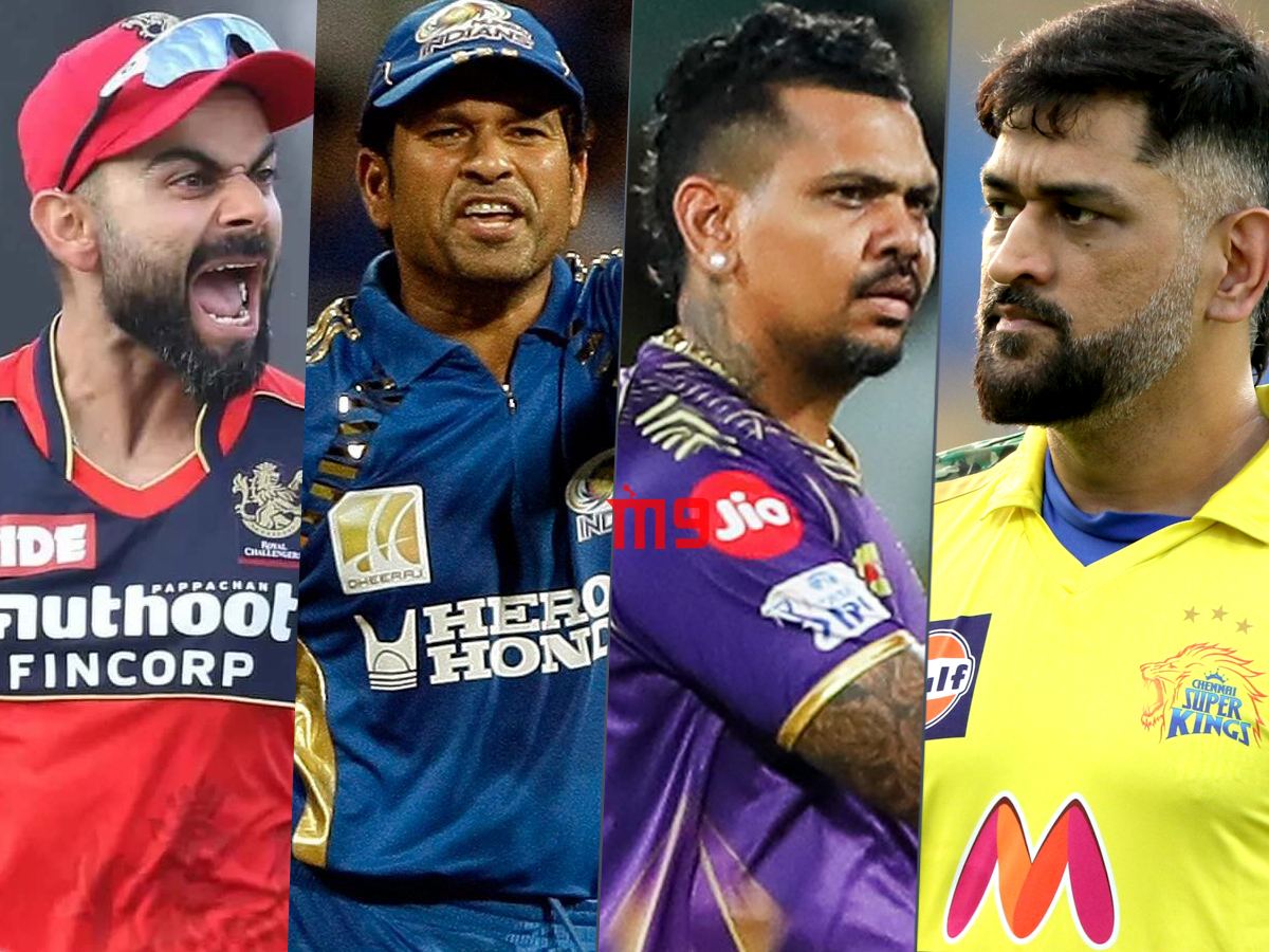 sachin-tendulkar-virat-kohli-sunil-narine-ms-dhoni