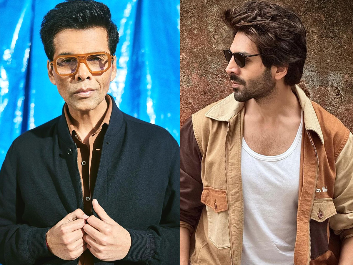 Kartik Aaryan Karan Johar